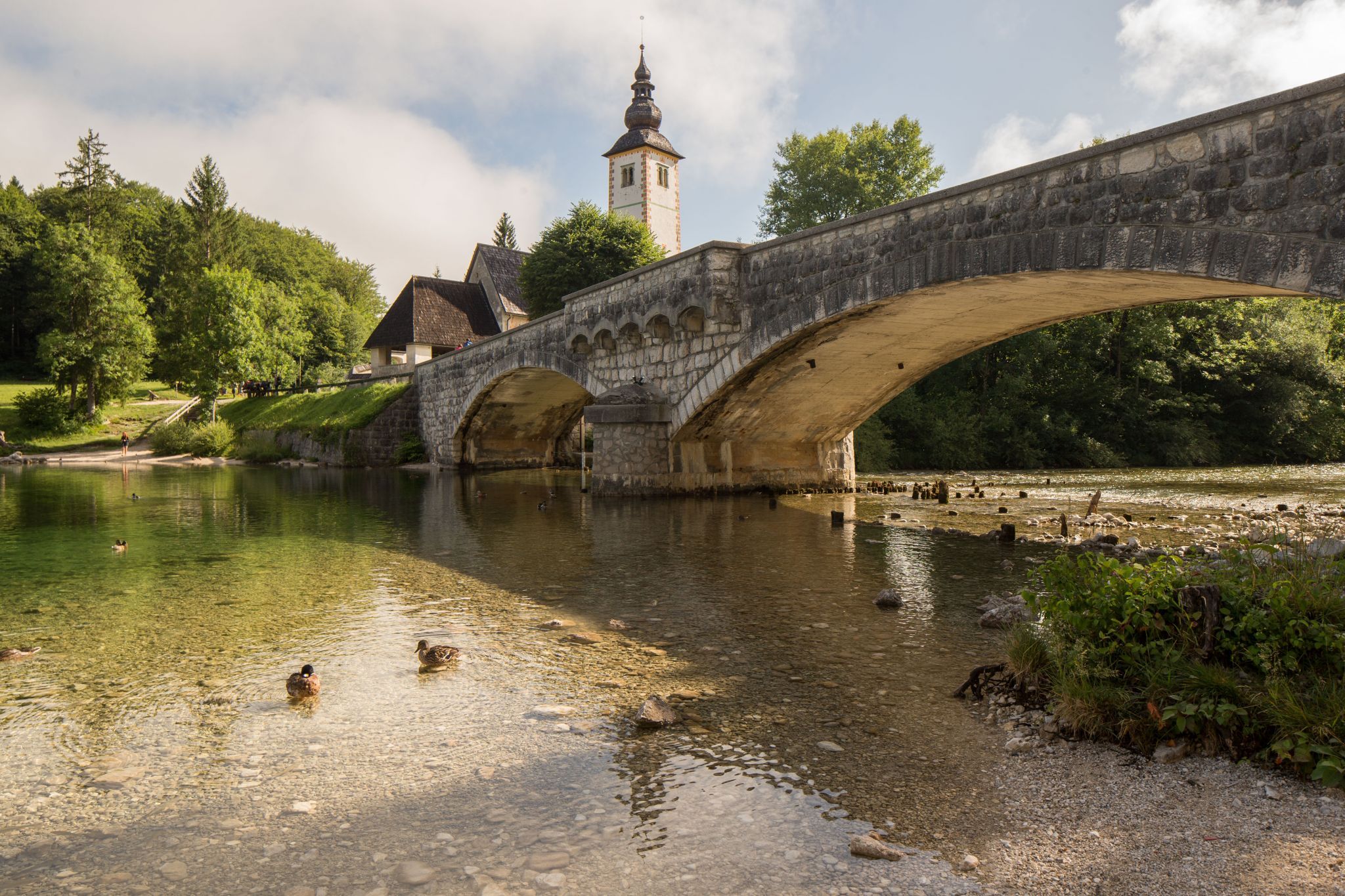 The church of Bohinj, Slovenia