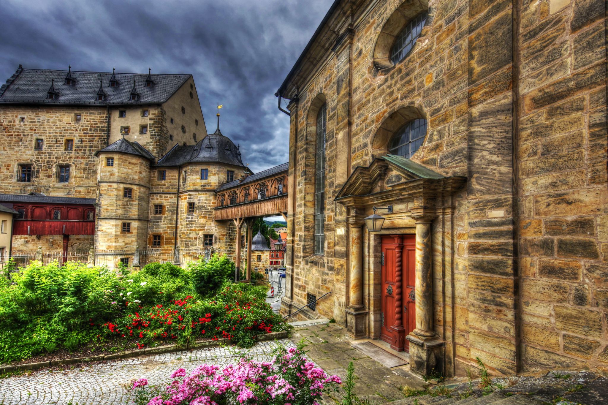The City Center of Thurnau (Upper Franconia), Germany