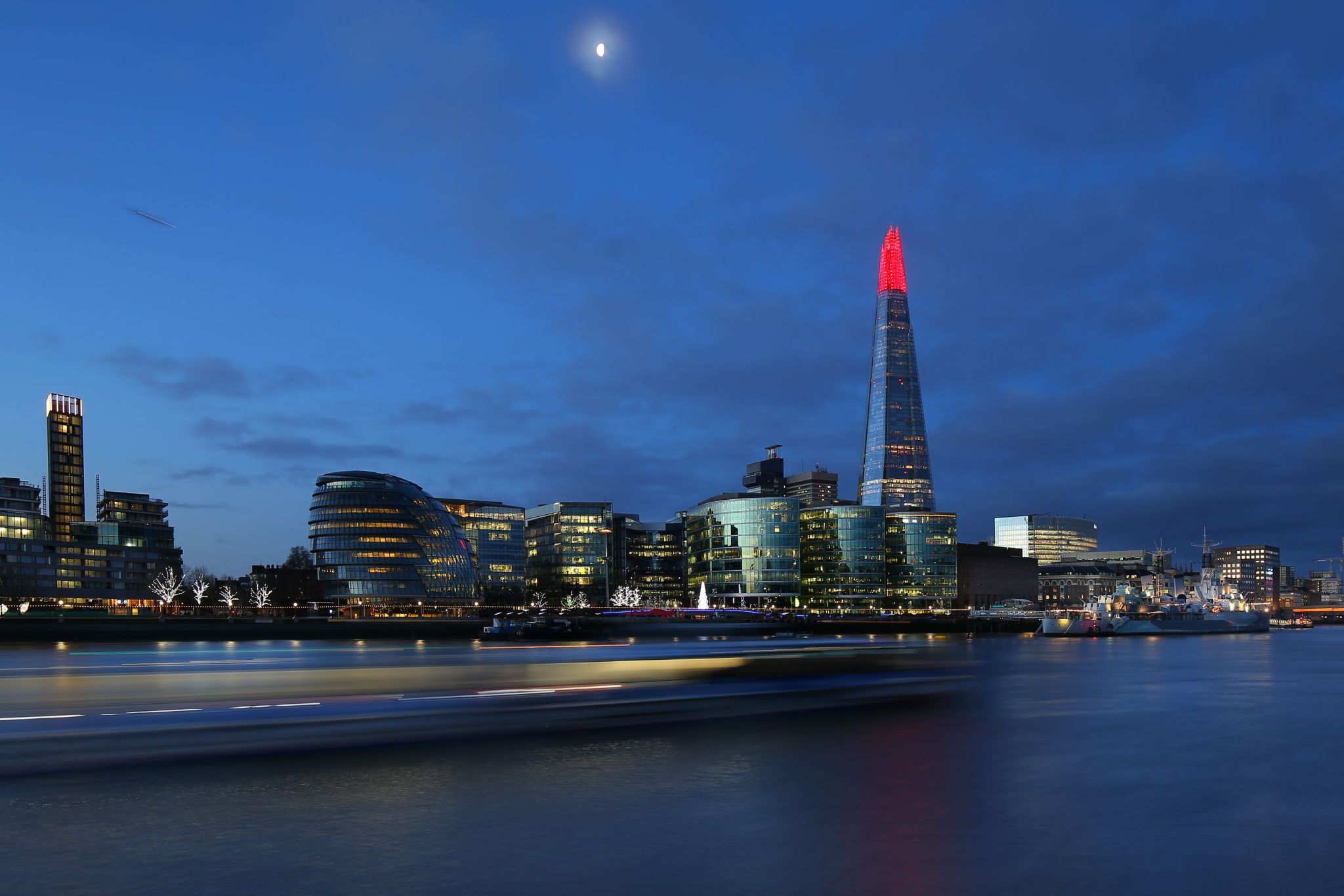 The Shard at night, London, United Kingdom