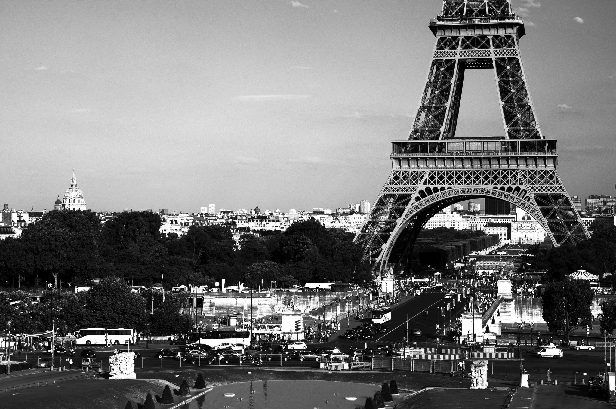 Eiffel Tower from Trocadero, Paris, France
