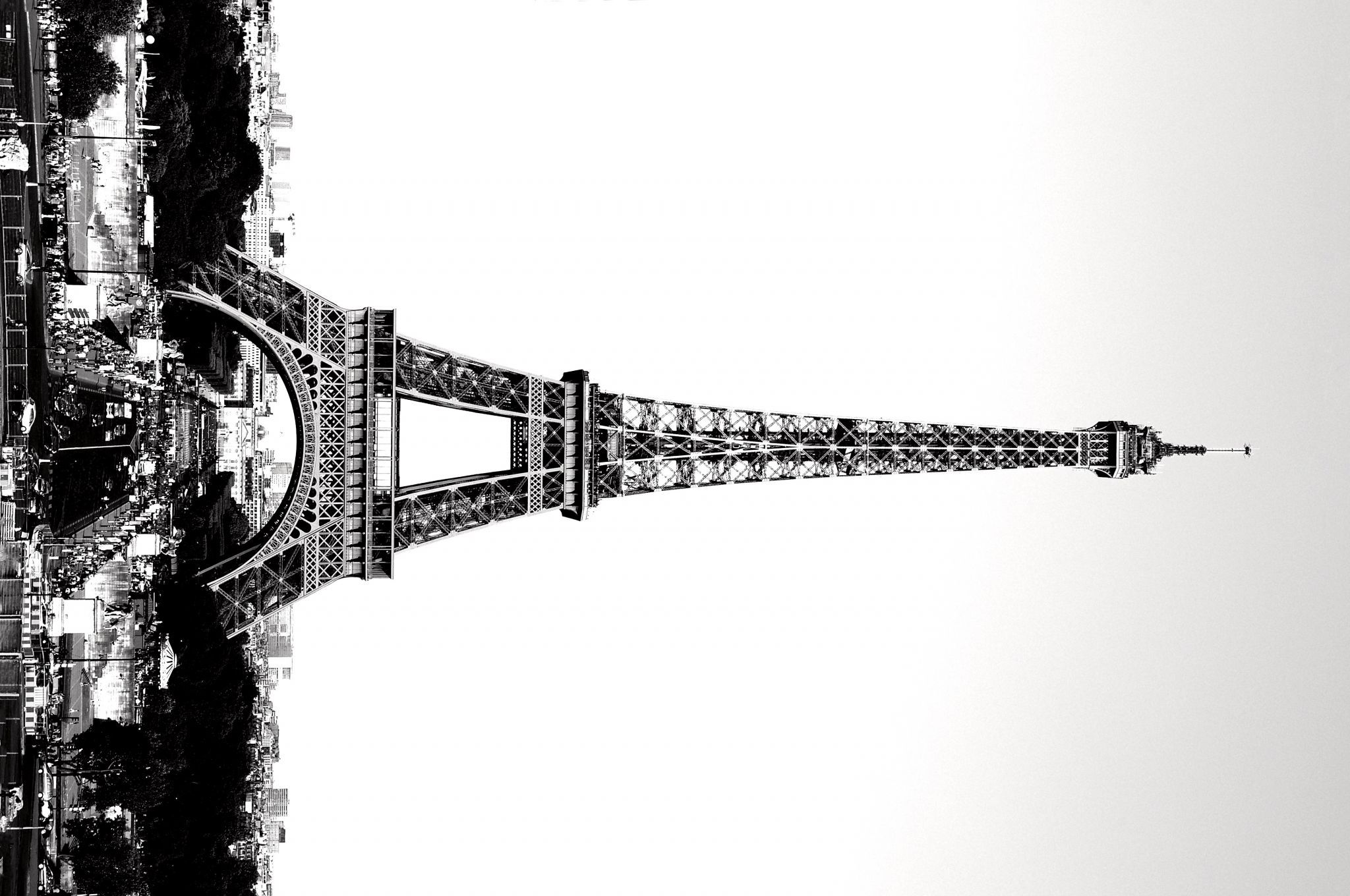 Eiffel Tower from Trocadero, Paris, France