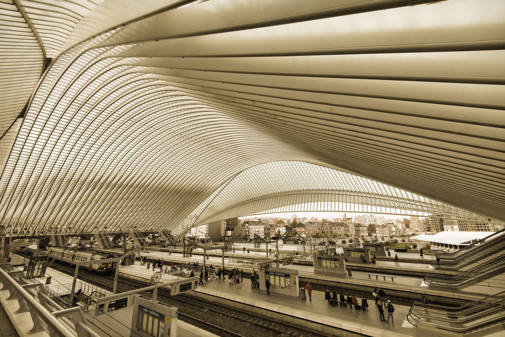 Train Station Liège-Guillemins, Liège, Belgium