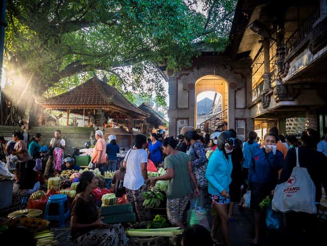 Ubud morning market