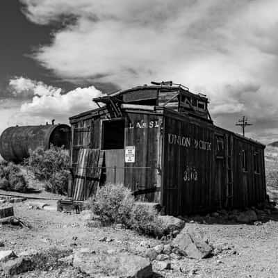 Union Pacific, Rhyolite Ghost Town, USA