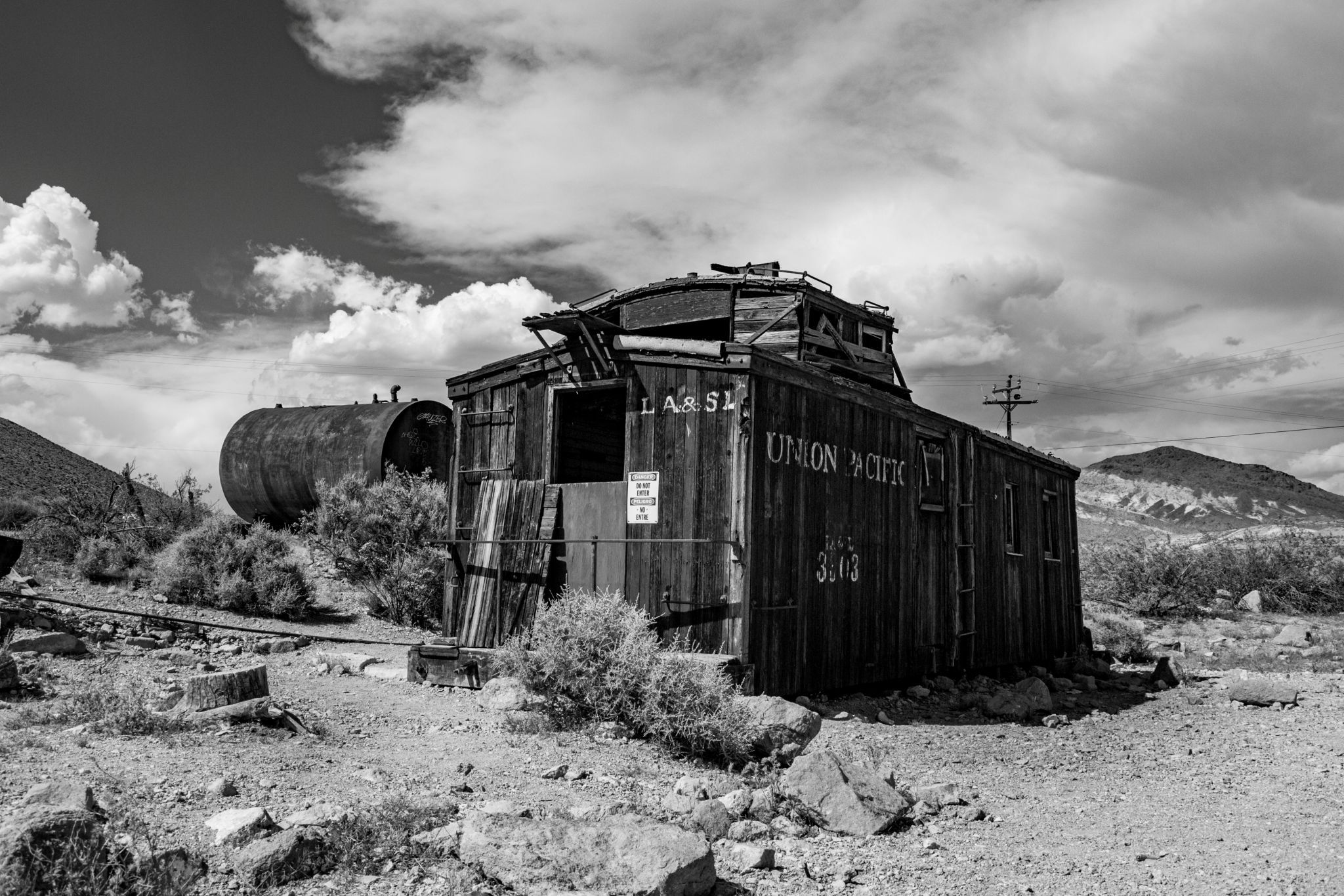 Union Pacific, Rhyolite Ghost Town, USA