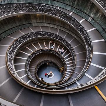 Vatican museum spiral staircase, Rome, Italy