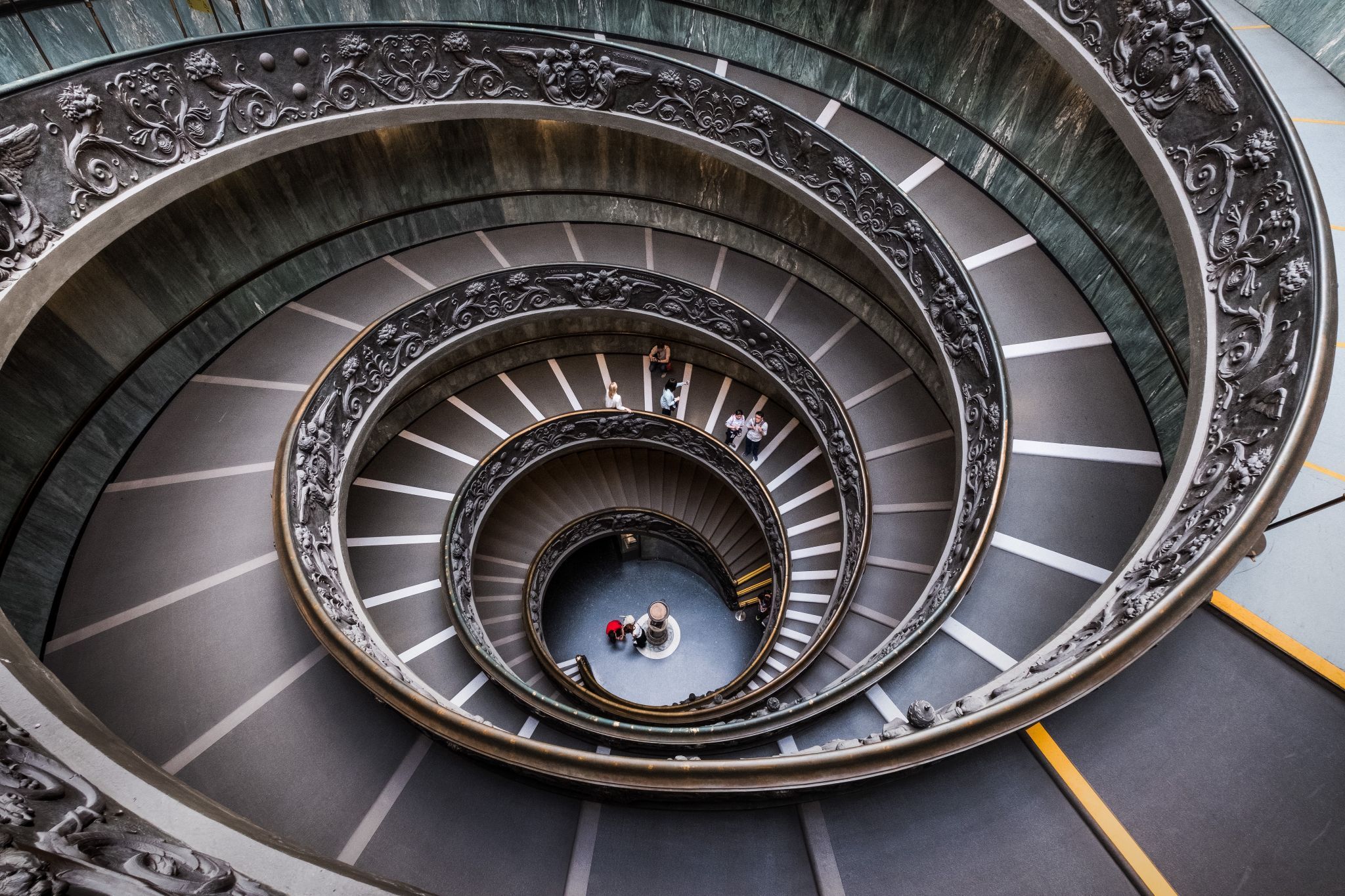 Spiral Staircase at Vatican Museum, Rome, Italy