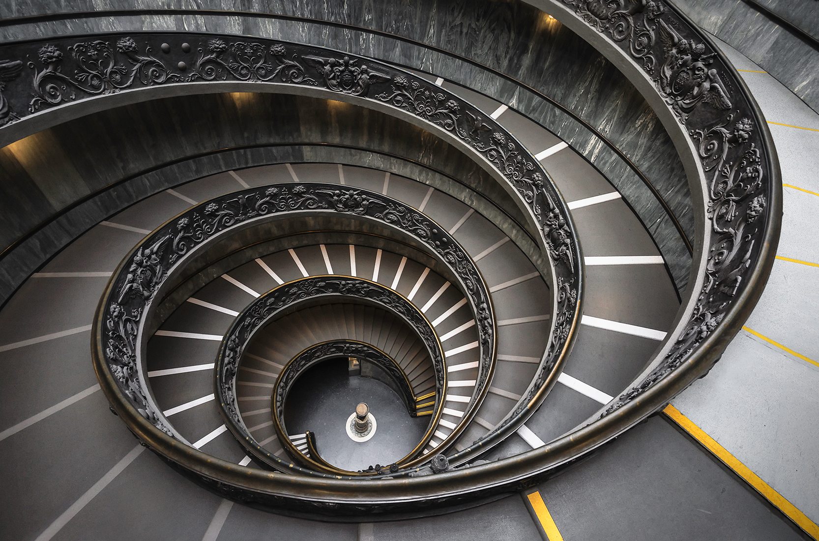 Vatican museum spiral staircase, Rome, Italy