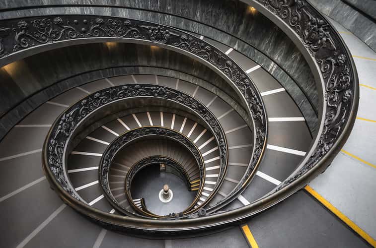 Spiral Staircase at Vatican Museum, Rome