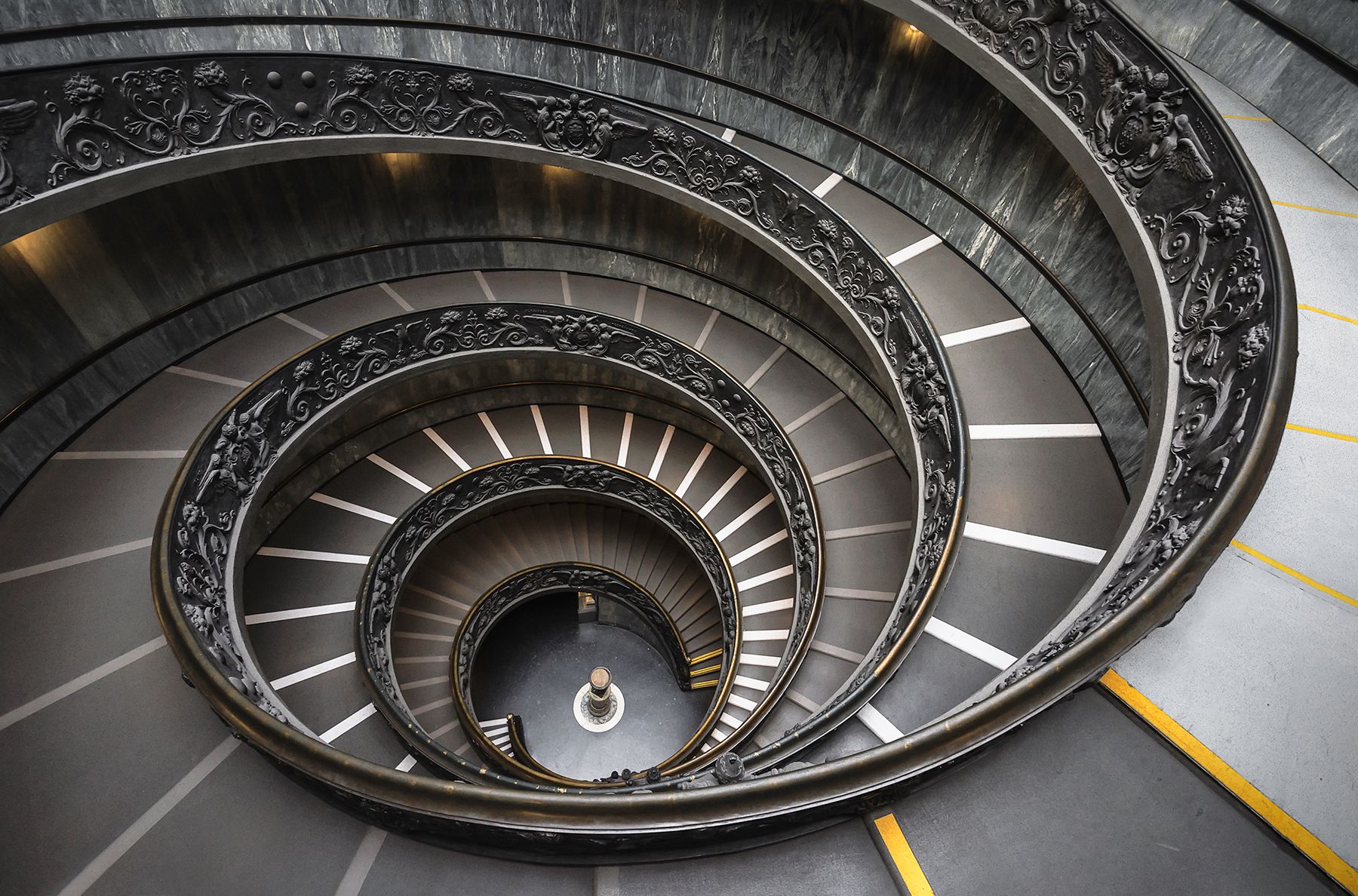 Spiral Staircase at Vatican Museum, Rome, Italy