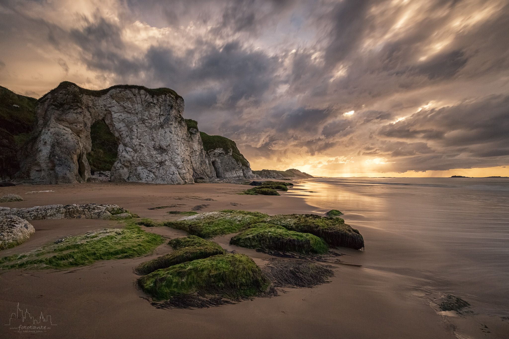 Whiterocks Beach sunset, United Kingdom
