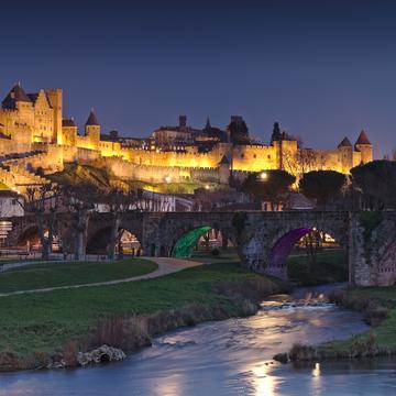 Carcassonne, Pont Neuf viewpoint, France