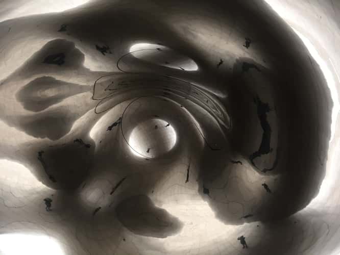 A view of the Cloud Gate