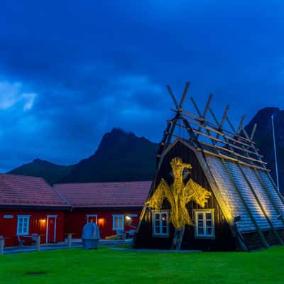 Crow house in Svolvær, Norway