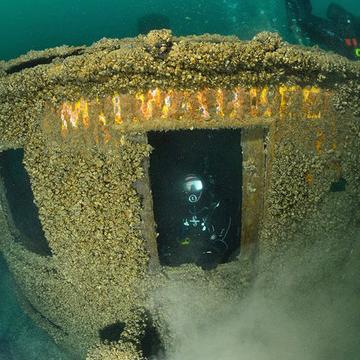 Diving the Wrecks off  Milwaukee Wisconsin, USA