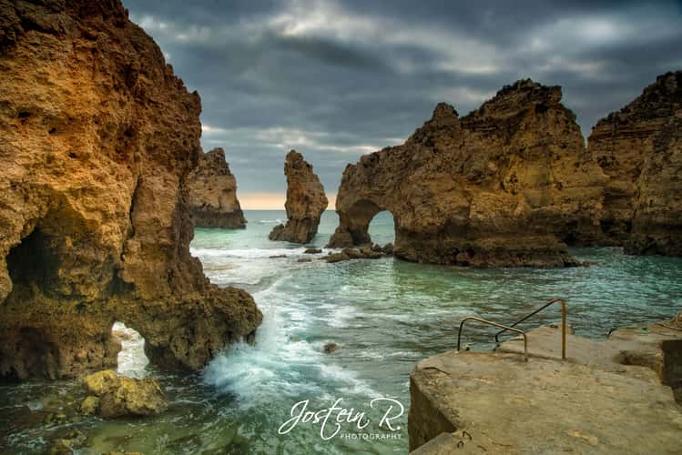 At Cape Bizar, Ponta da Piedade, Algarve