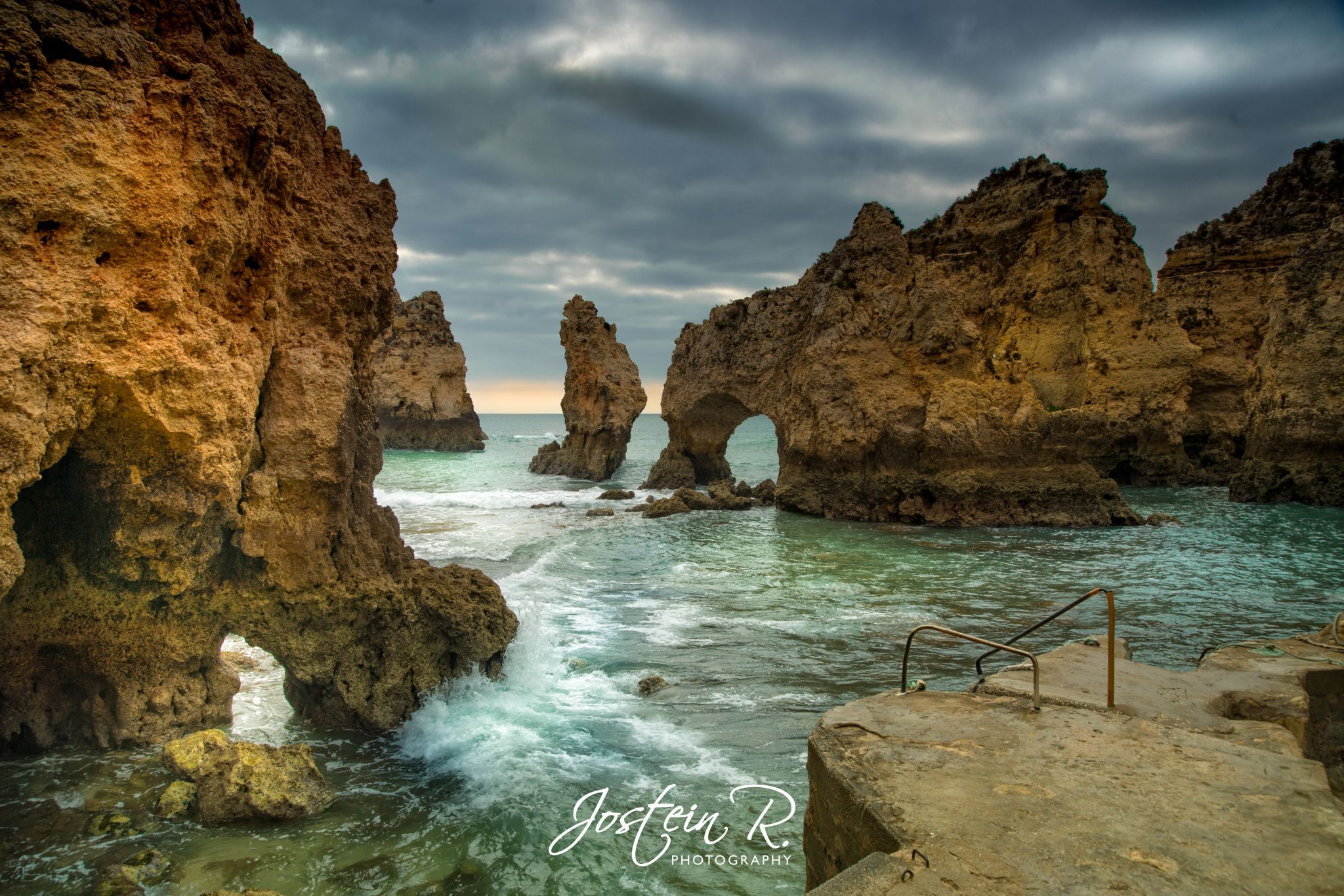 At Cape Bizar, Ponta da Piedade, Algarve, Portugal