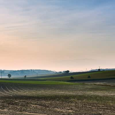 Fields close to Freising, Bavaria, Germany