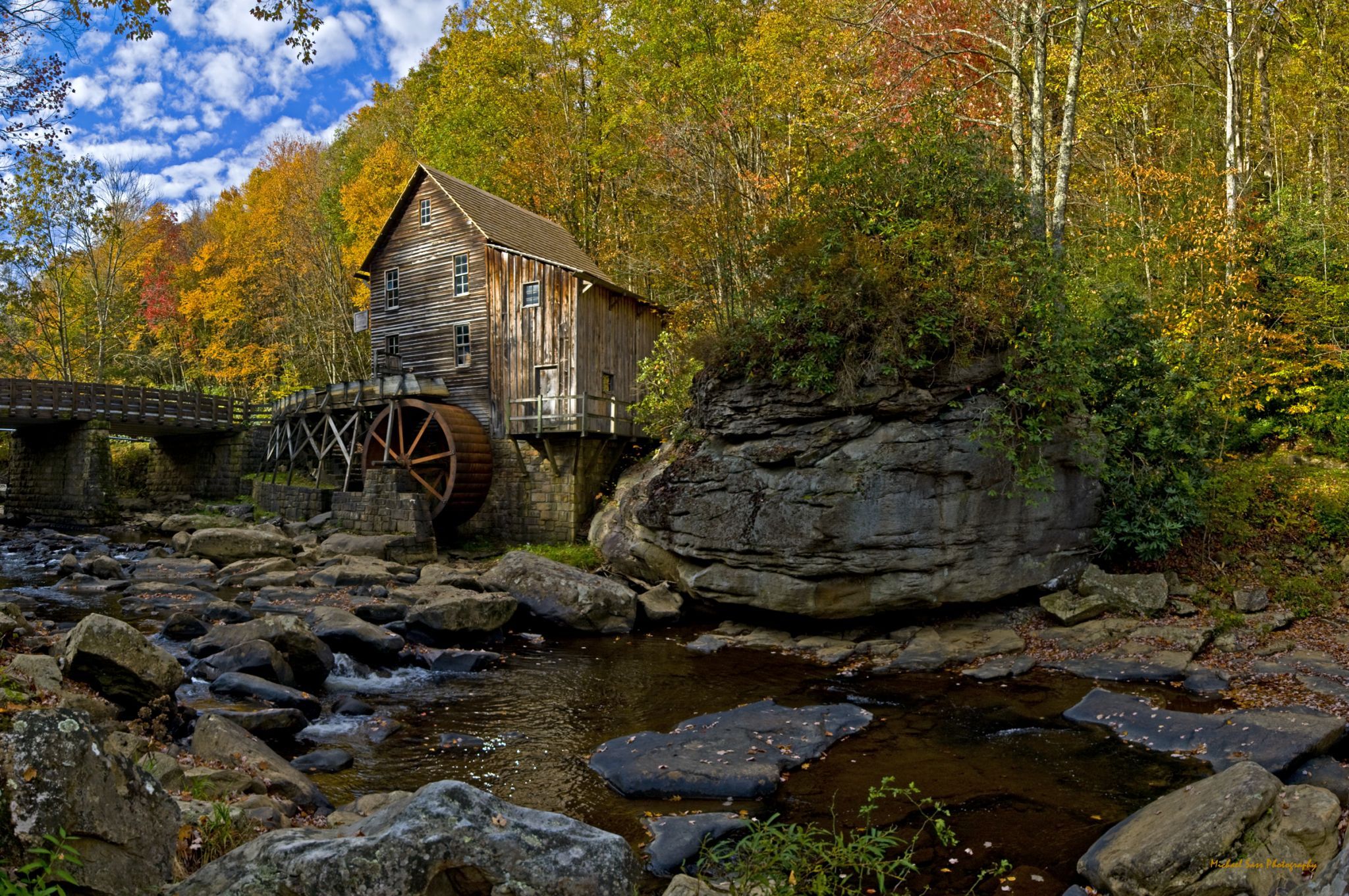 Glade Creek Grist Mill, USA
