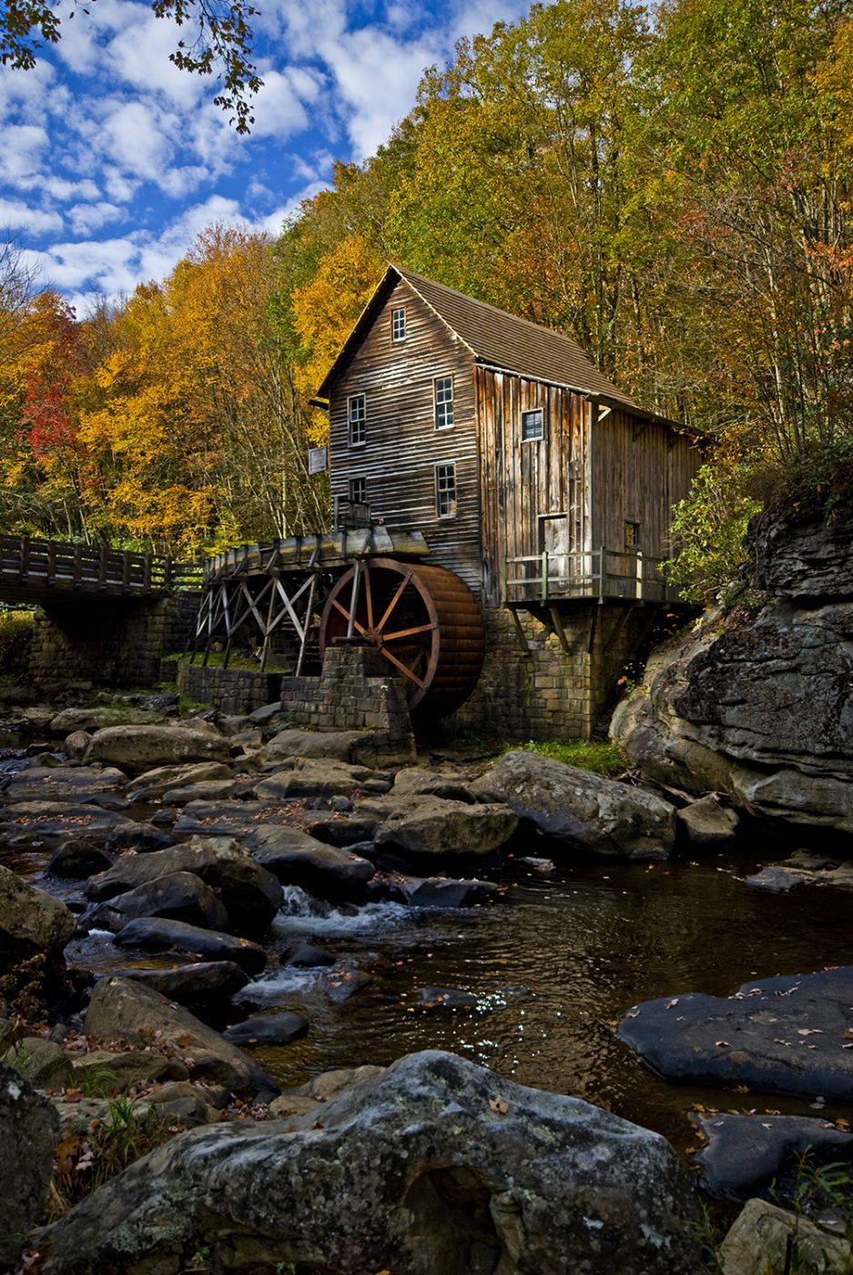 Glade Creek Grist Mill, USA