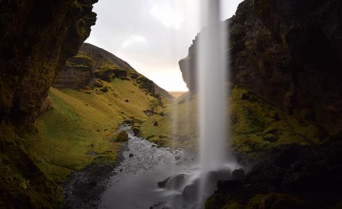 Kvernufoss, the hidden waterfall near Skógafoss