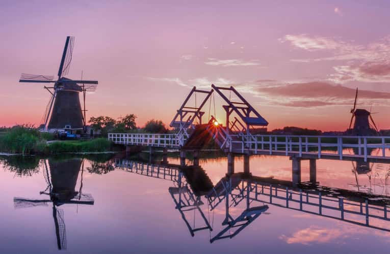 Bridge in Kinderdijk