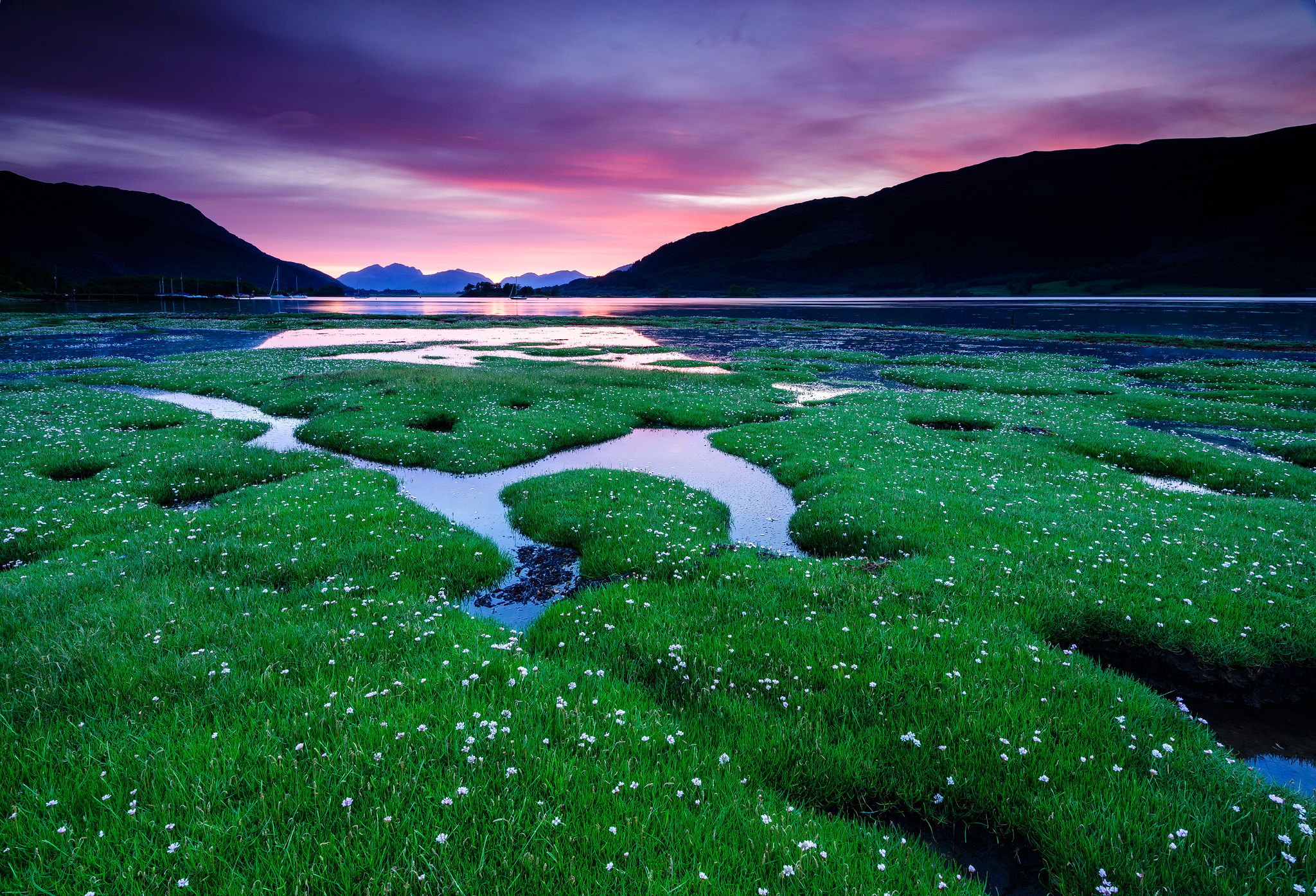 LOCH LEVEN SUNSET at Glencoe, United Kingdom