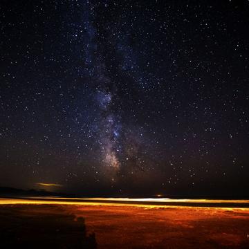 Milky Way over Oceanside, Oregon., USA