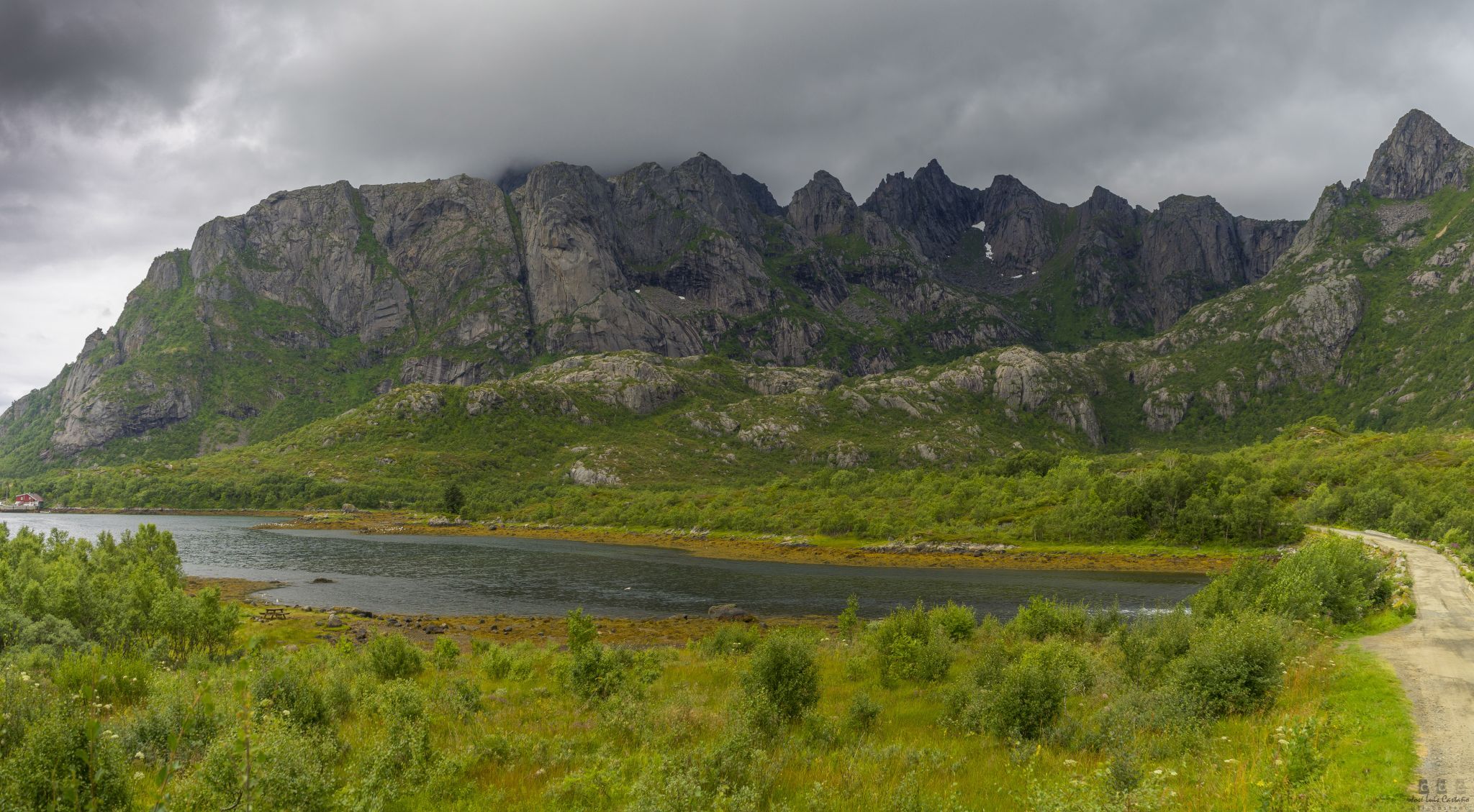 Mountain of Hopen, Norway