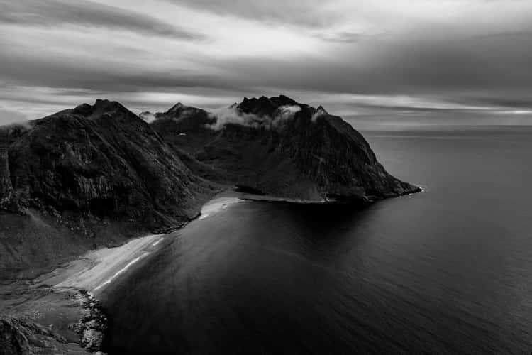 Kvalvika Beach from Mt. Ryten, Lofoten