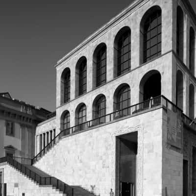 Museo del Novecento, located in Piazza del Duomo (Milan), Italy