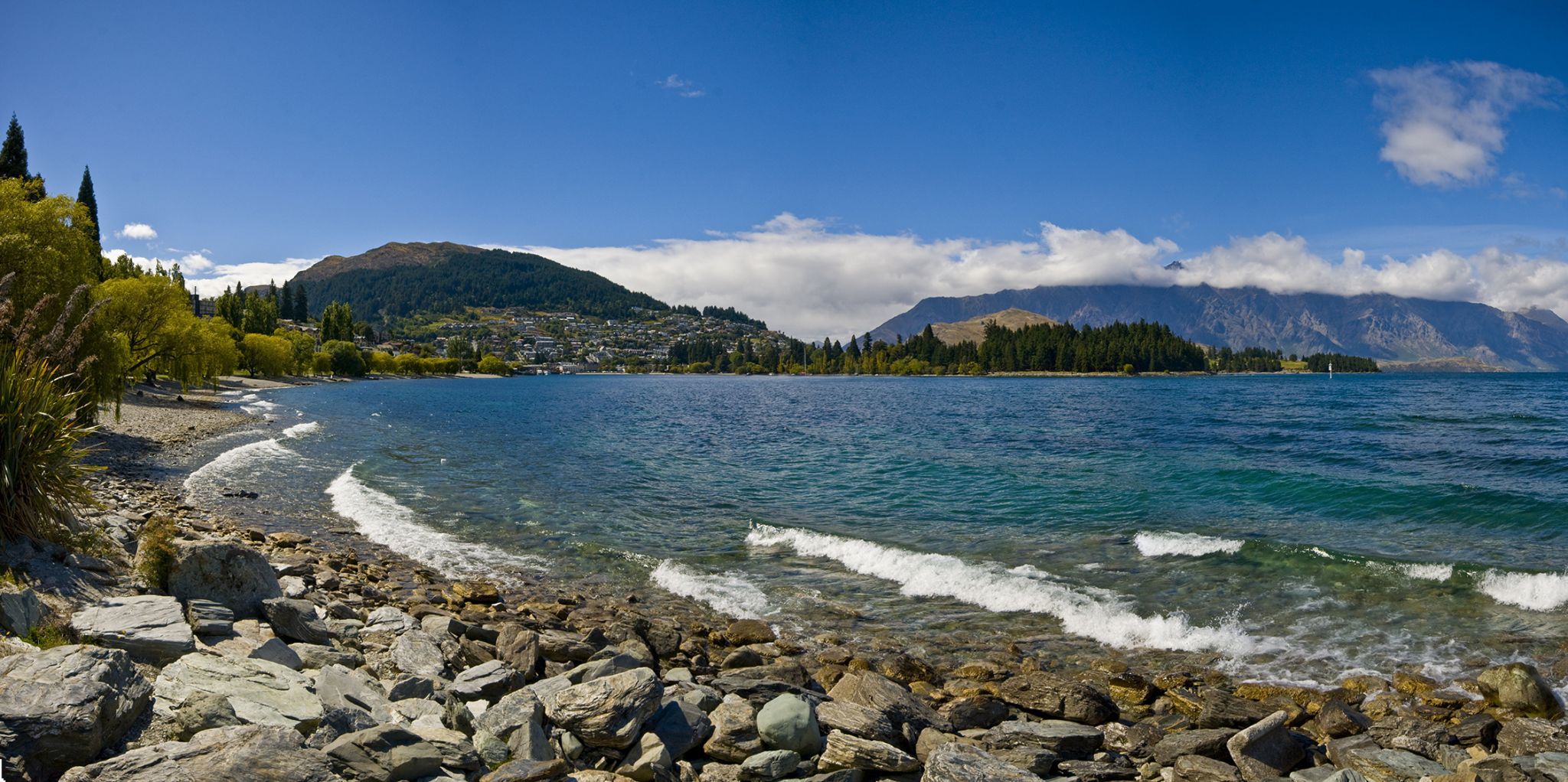 Queenstown on Lake Wakatipu, New Zealand