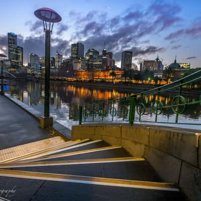 Southbank Promenade, Southgate Melbourne, Australia