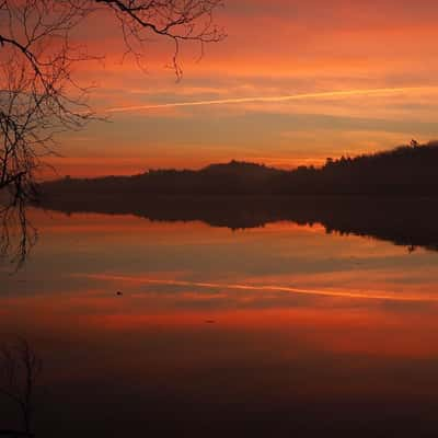 Sunrise on the lake, Canada