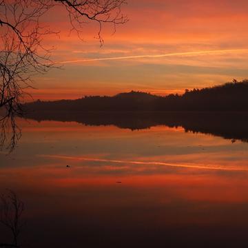 Sunrise on the lake, Canada