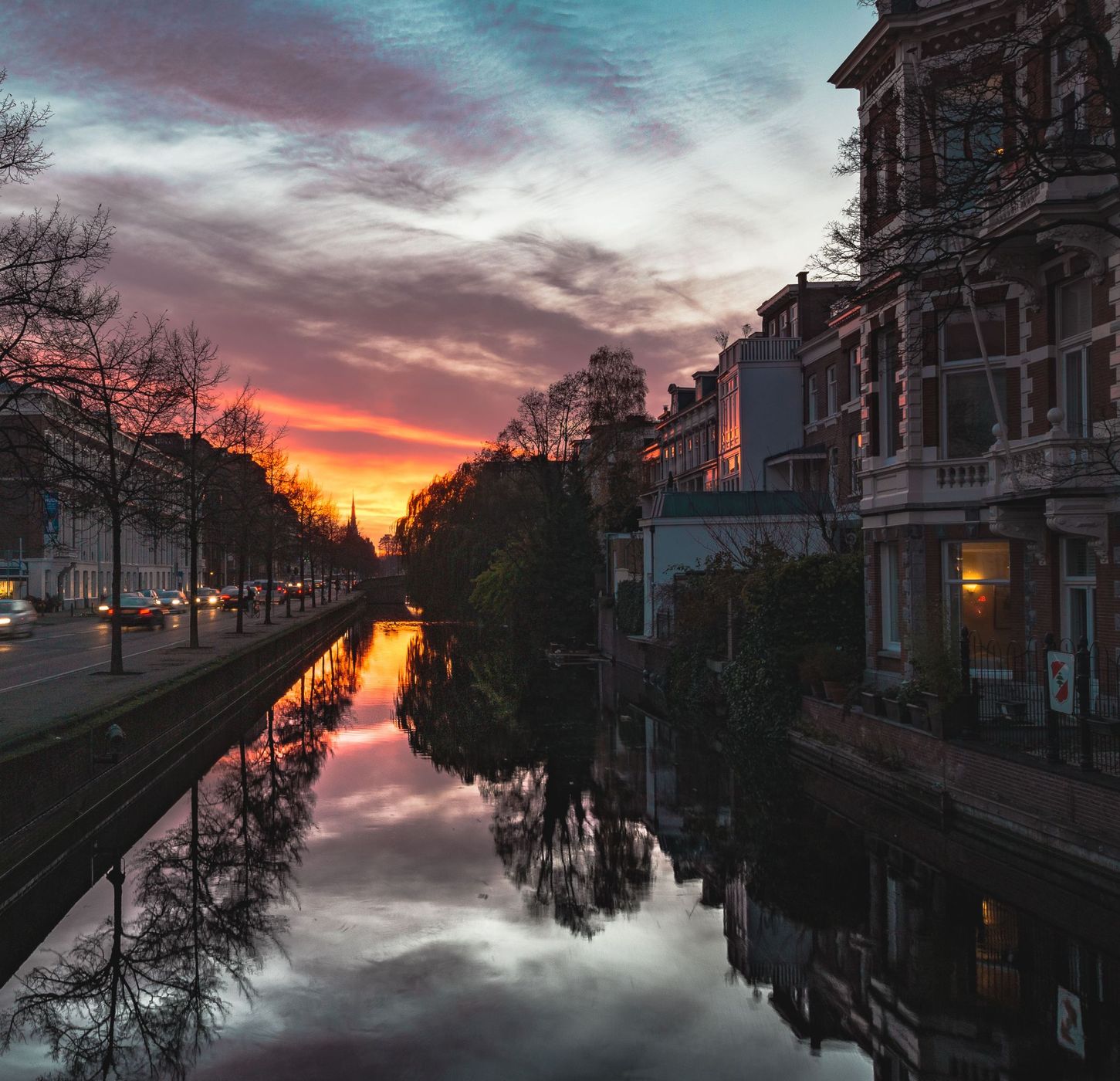 Sunset Reflection, Netherlands