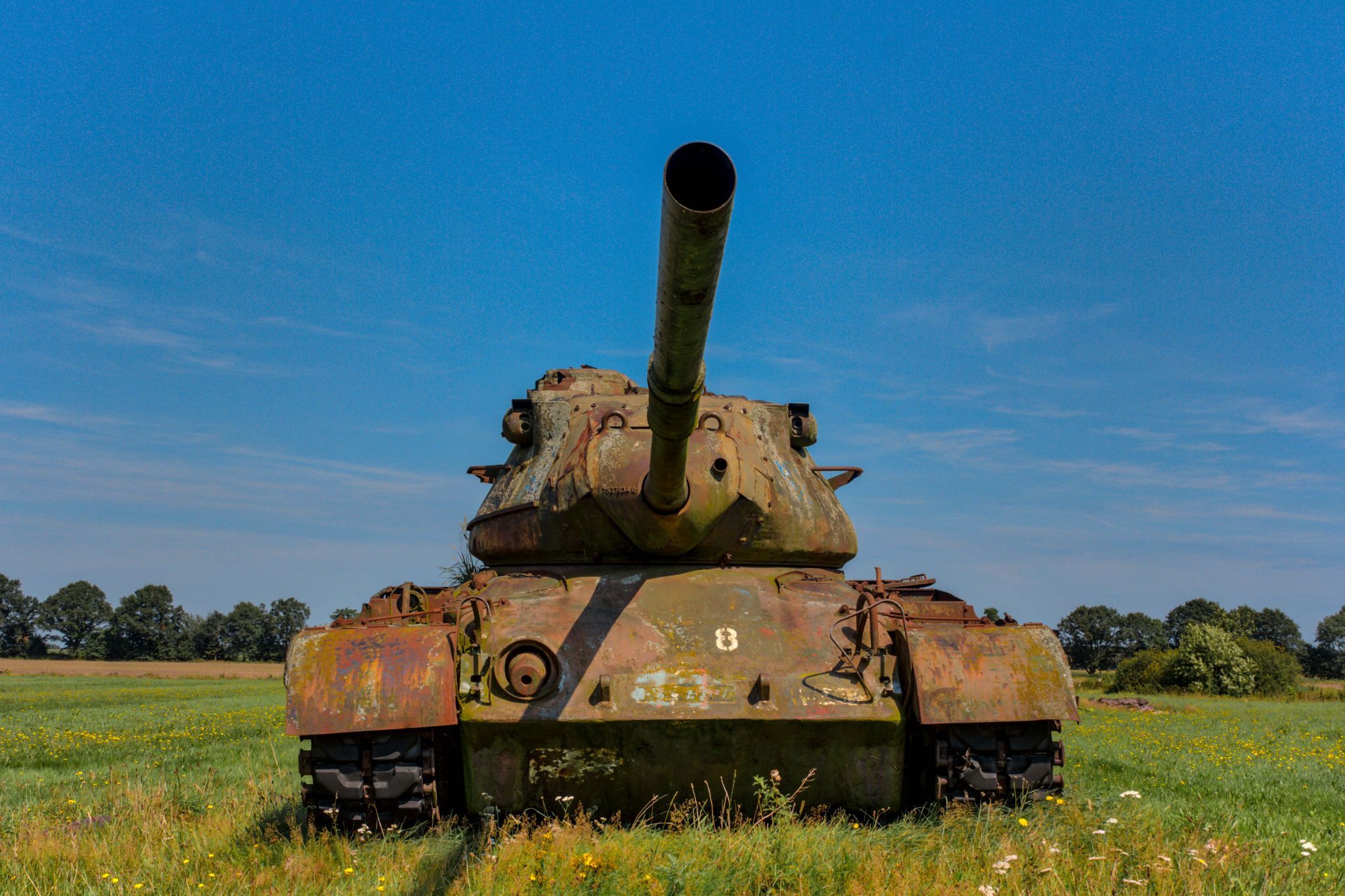 Tank cemetery, Soegel, Germany