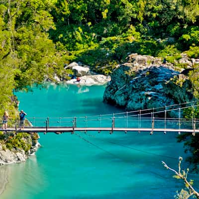 Turquoise Waters of  Hokitaka Gorge, New Zealand