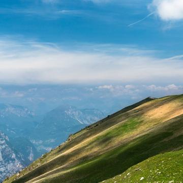 View from Mount Monte Baldo, Italy