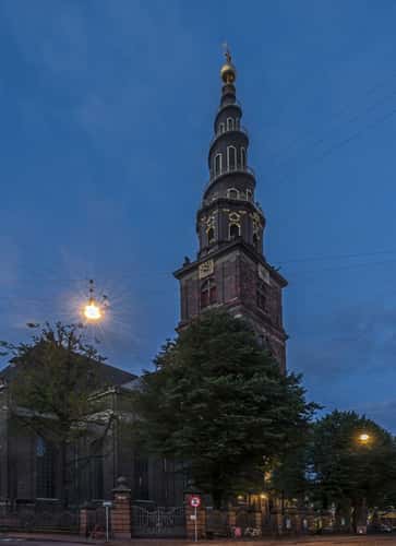 View of Christianborg from Church of Our Savior