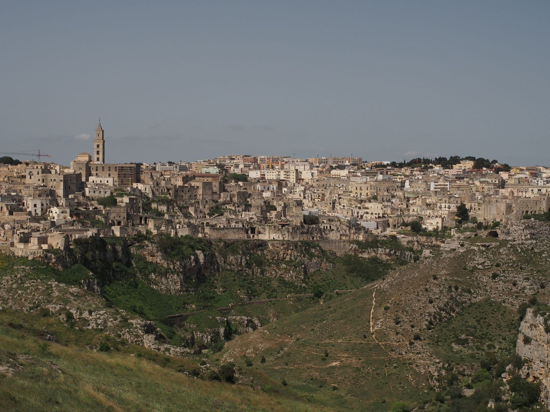View of Matera in Italy, Italy