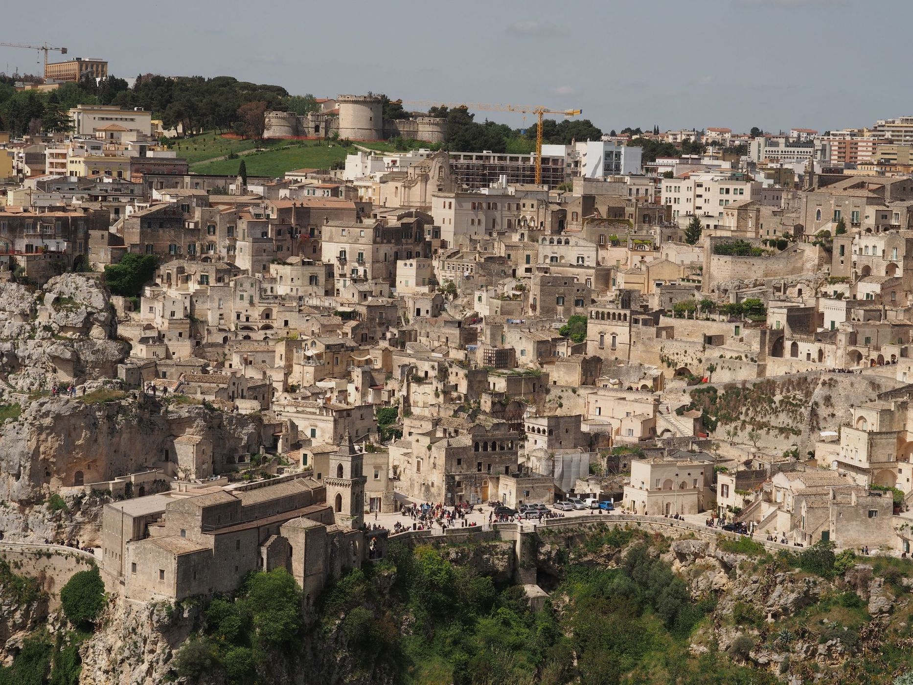 View of Matera in Italy, Italy
