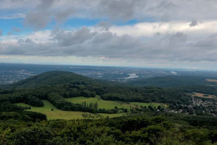 View over Bonn from Ölberg, Siebengebirge