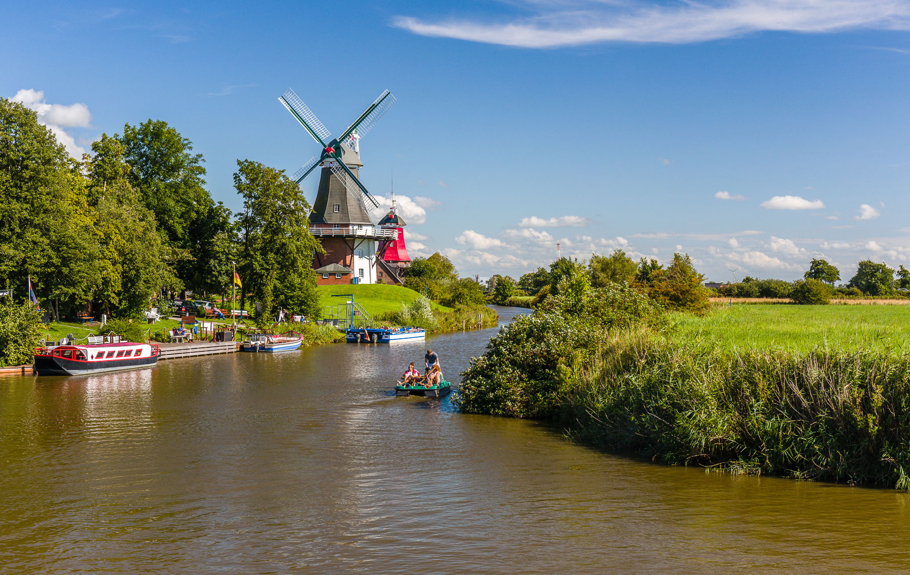 Windmills in Greetsiel, Germany