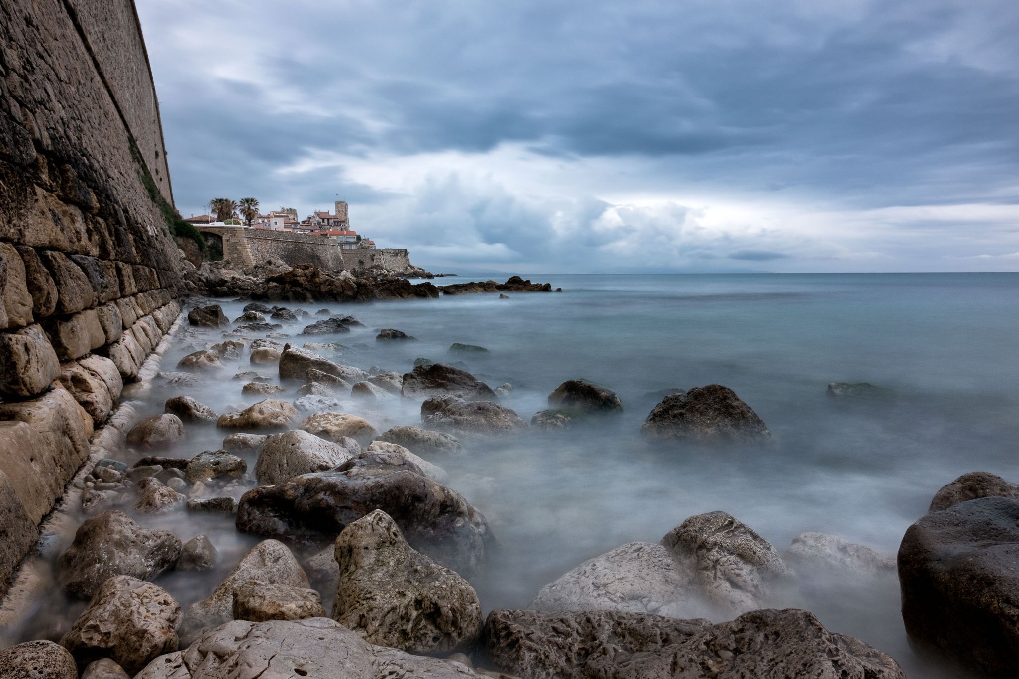 Antibes - Les Vieux Murs, France