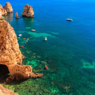 Overview of Ponta Da Piedade, Portugal