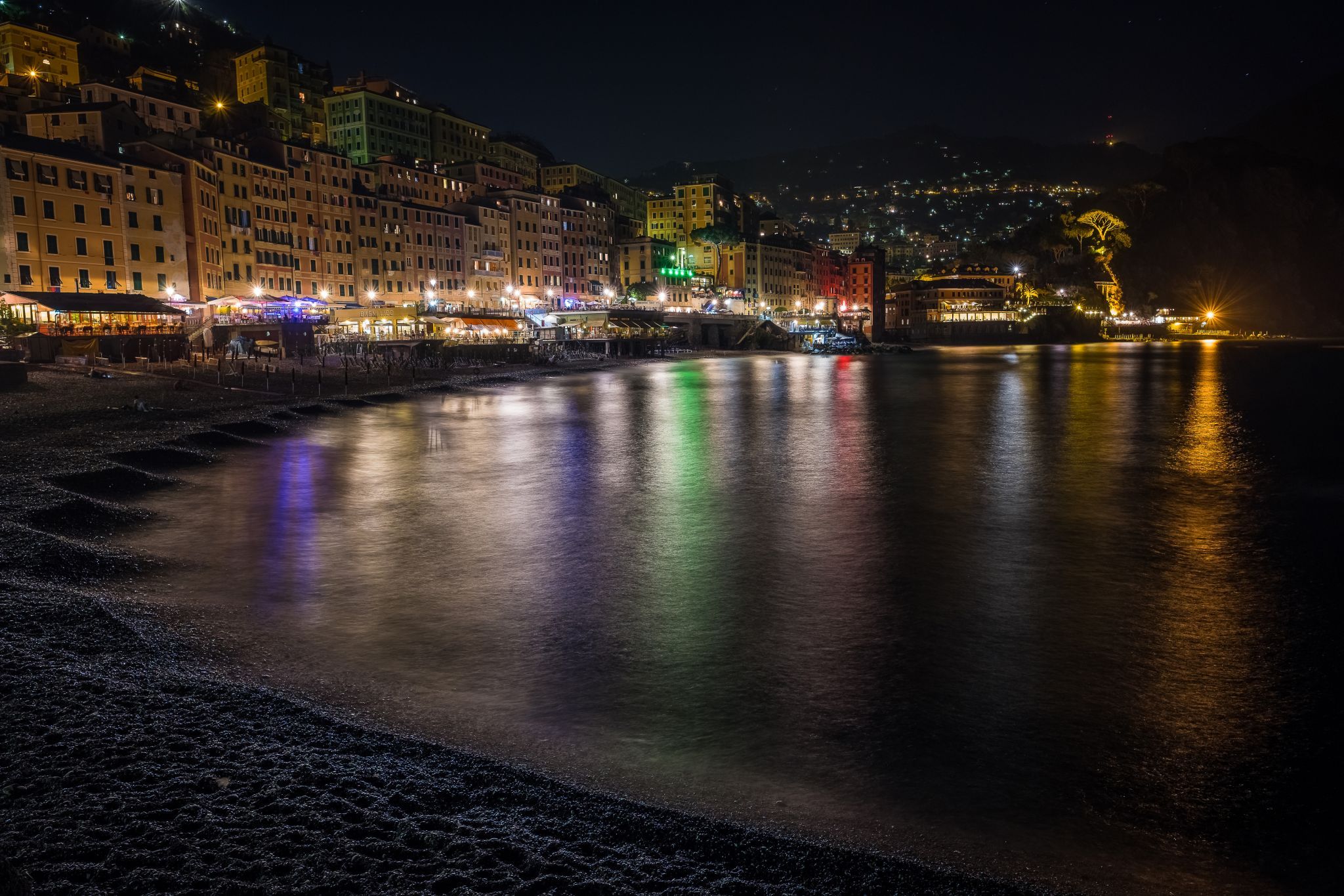 Beach of Camogli, Italy
