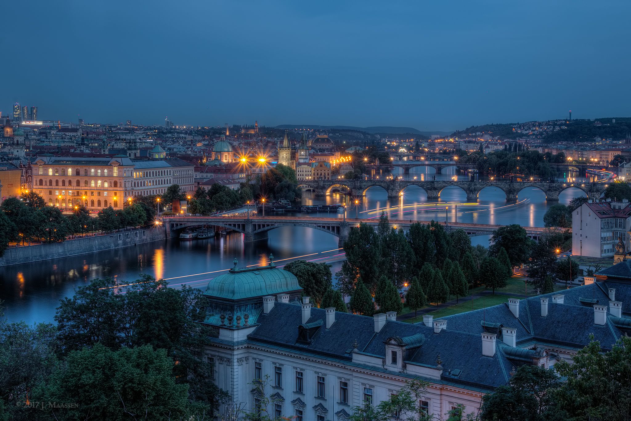 Bridges of Prague., Czech Republic