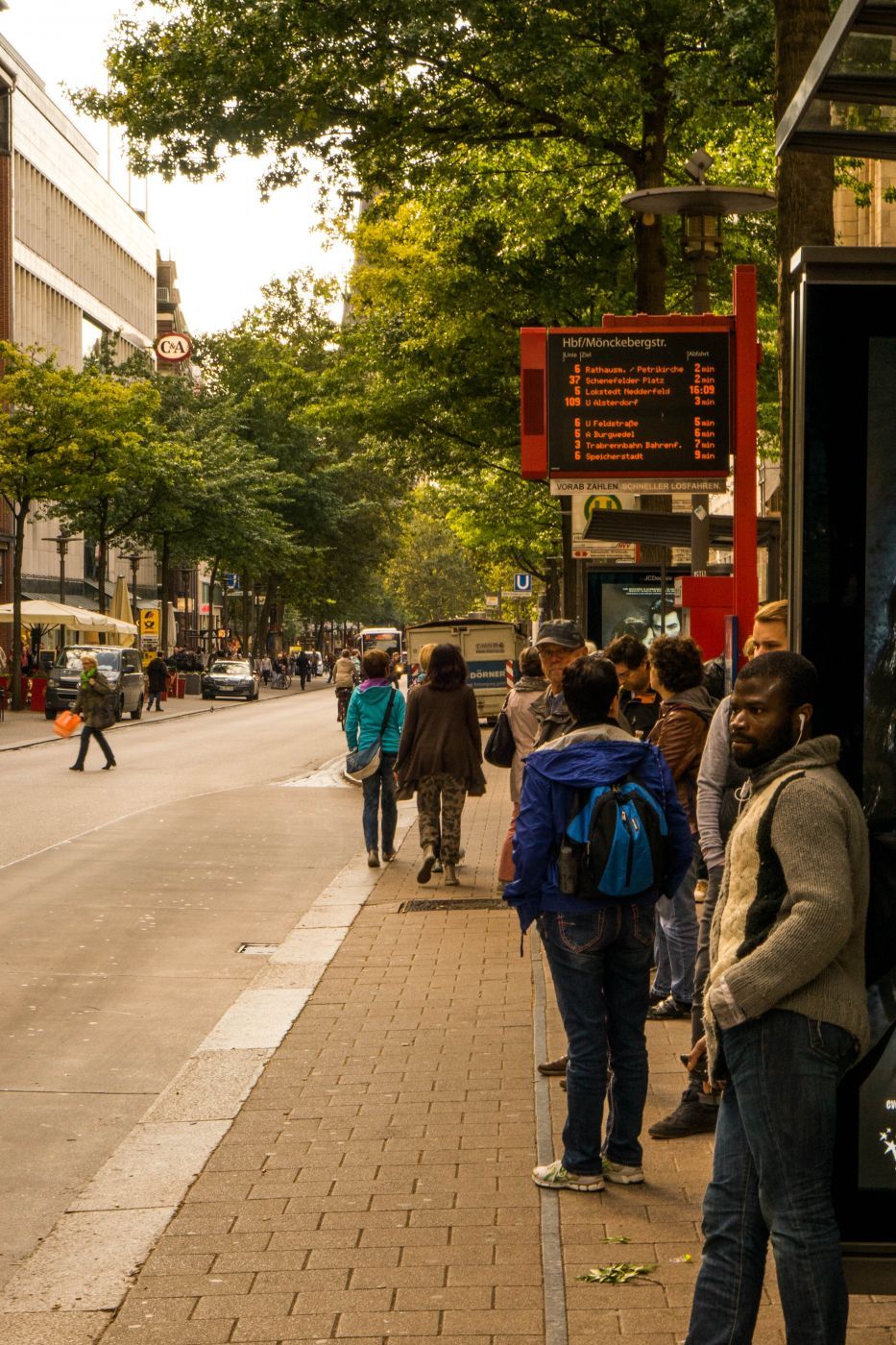 Bus stop, Germany