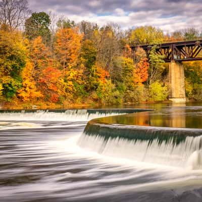 Grand river, Paris,Ontario, Canada